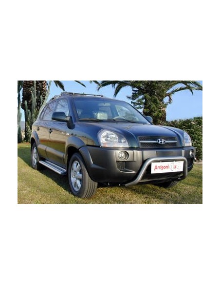 Pedane laterali STD squadrate alluminio Hyundai Terracan dal 2005
