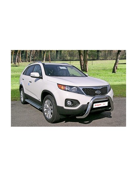 Pedane laterali STD squadrate alluminio Kia Sorento dal 2009 al 2011