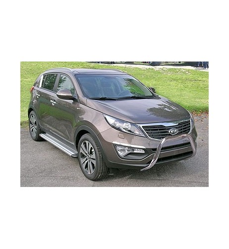 Pedane laterali STD squadrate alluminio Kia Sportage 2010 2015