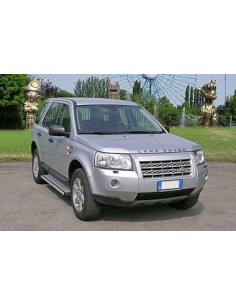Pedane laterali STD squadrate alluminio Land Rover Freelander II dal 2006  2
