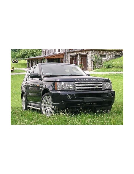 Pedane laterali STD squadrate alluminio Land Rover Range Sport 2005 2008