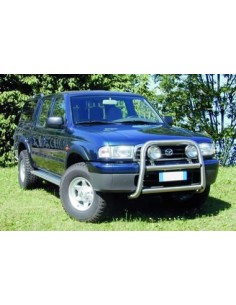 Pedane laterali STD squadrate alluminio Mazda B2500 Super Cab dal 1999 al 2 2