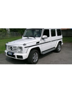 Pedane laterali STD squadrate alluminio Mercedes Classe G 4p 1979 2017 2