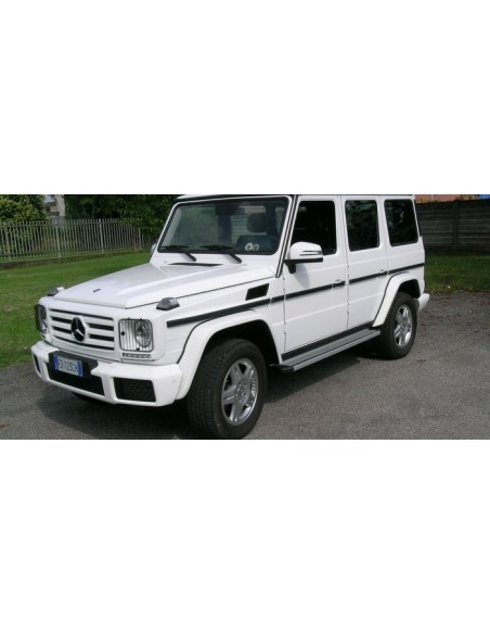 Pedane laterali STD squadrate alluminio Mercedes Classe G 4p 1979 2017