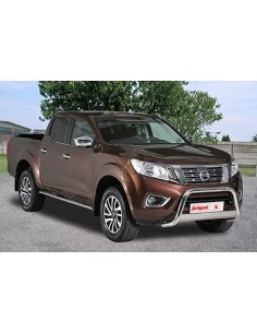 Pedane laterali STD squadrate alluminio Nissan NP300 Doppia Cabina dal 2016 2