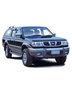 Pedane laterali STD squadrate alluminio Nissan Pick Up 4 porte dal 1998 al  2