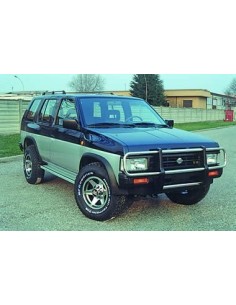 Pedane laterali STD squadrate alluminio Nissan Terrano fino al 1995 2