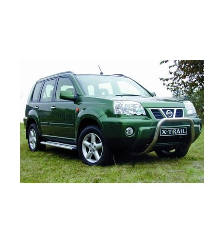 Pedane laterali STD squadrate alluminio Nissan X Trail dal 2001 al 2003