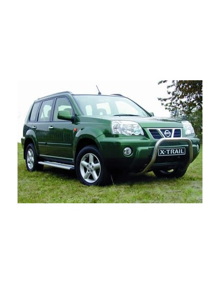 Pedane laterali STD squadrate alluminio Nissan X Trail dal 2001 al 2003