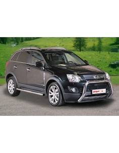 Pedane laterali STD squadrate alluminio Opel Antara dal 2007 2