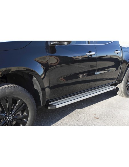 Pedane laterali STD squadrate alluminio Renault Alaskan doppia cabina