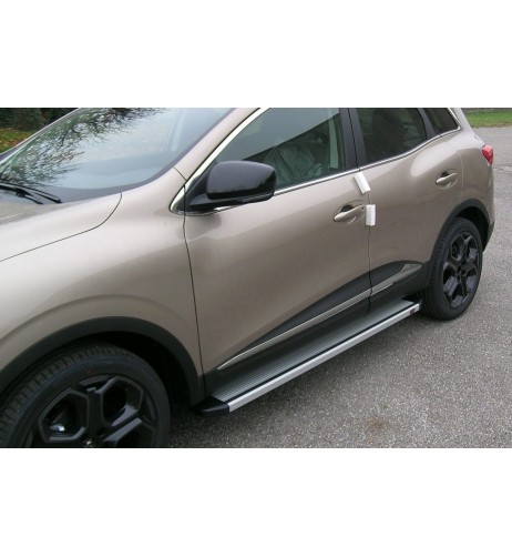 Pedane laterali STD squadrate alluminio Renault Kadjar dal 2015