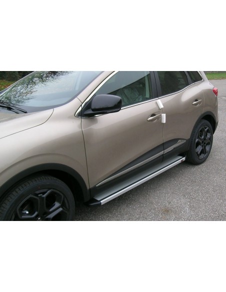 Pedane laterali STD squadrate alluminio Renault Kadjar dal 2015