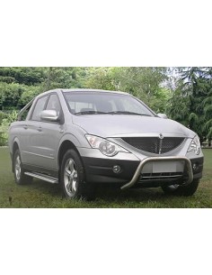 Pedane laterali STD squadrate alluminio SsangYong Actyon Sport 2007 2011 2