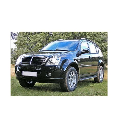 Pedane laterali STD squadrate alluminio SsangYong Rexton dal 2001 al 2012