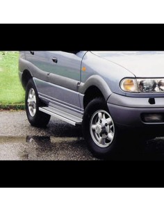 Pedane laterali STD squadrate alluminio Tata Safari fino al 2006