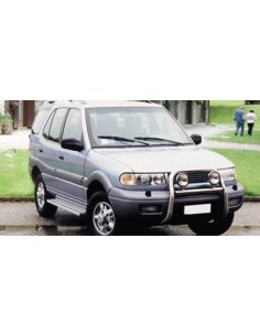 Pedane laterali STD squadrate alluminio Tata Safari fino al 2006 2