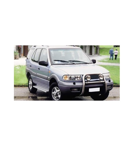 Pedane laterali STD squadrate alluminio Tata Safari fino al 2006