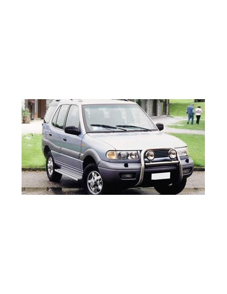 Pedane laterali STD squadrate alluminio Tata Safari fino al 2006