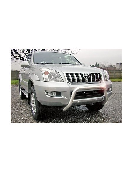 Pedane laterali STD squadrate alluminio Toyota Land Cruiser 120 4 porte
