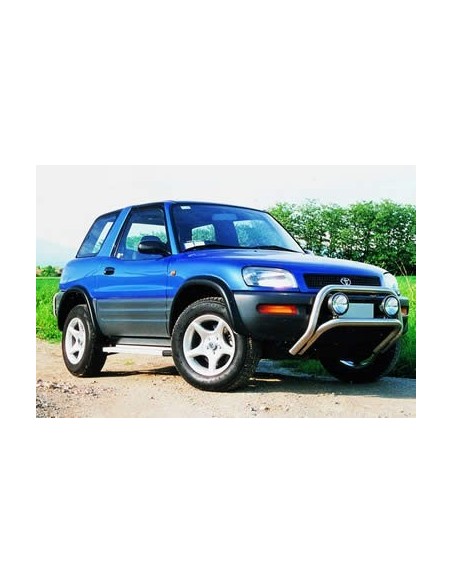 Pedane laterali STD squadrate alluminio Toyota Rav4 4 porte fino al 2000