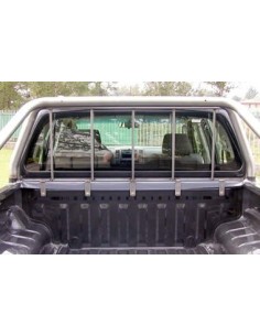 Separatore posteriore cassone protezione vetro Nissan Navara D40 2005 2015