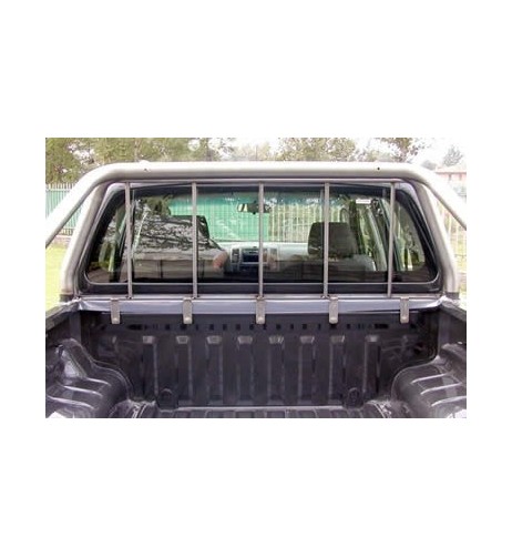 Separatore posteriore cassone protezione vetro Nissan Navara D40 2005 2015