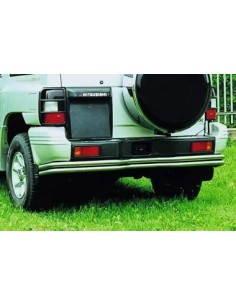 Tubi di protezione posteriore inox 42mm Mitsubishi Pajero 1998 2000
