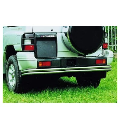 Tubi di protezione posteriore inox 42mm Mitsubishi Pajero 1998-2000