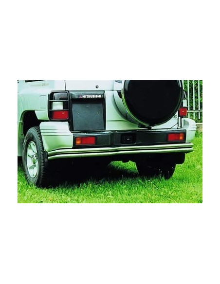 Tubi di protezione posteriore inox 42mm Mitsubishi Pajero 1998 2000