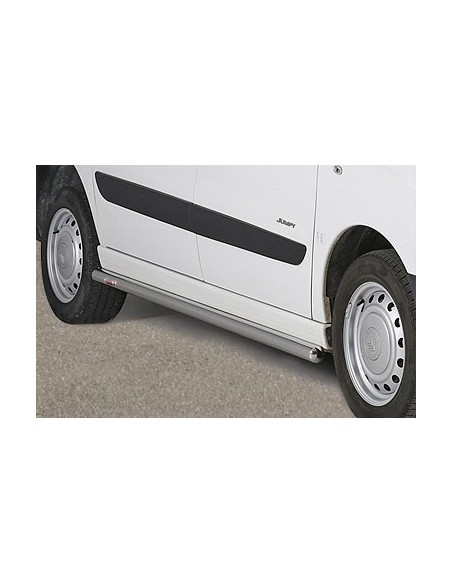 Tubi laterali 60mm in acciaio inox di protezione Citroen Jumpy LWB 2006 201