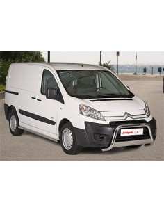 Tubi laterali 60mm in acciaio inox di protezione Citroen Jumpy LWB 2006 201 2