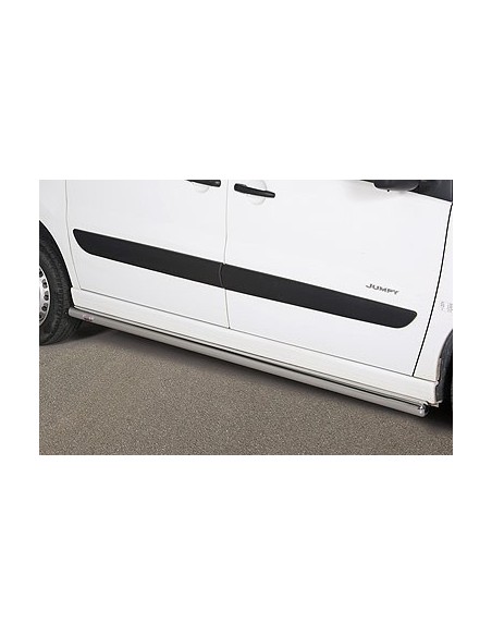 Tubi laterali 60mm in acciaio inox di protezione Citroen Jumpy SWB 2006 201
