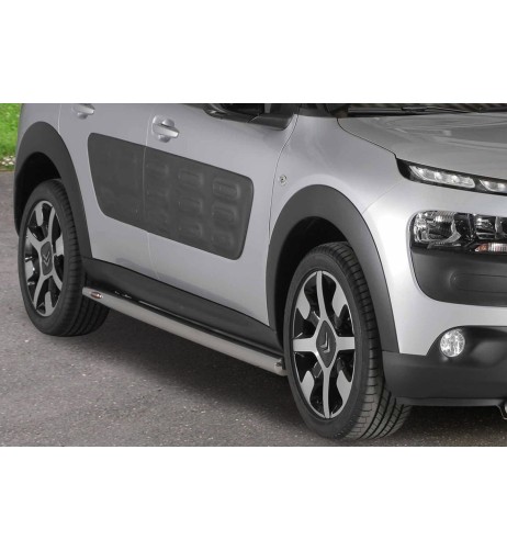 Tubi laterali 60mm in alluminio di protezione Citroen Cactus dal 2015