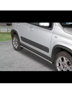Tubi laterali di protezione acciaio inox 50mm Fiat Panda dal 2013