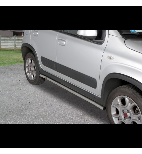 Tubi laterali di protezione acciaio inox 50mm Fiat Panda dal 2013