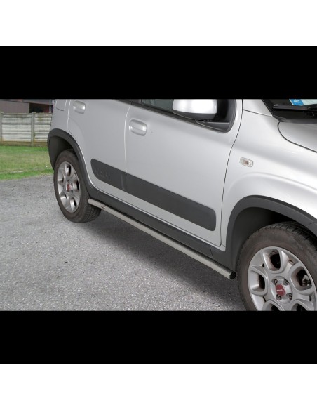 Tubi laterali di protezione acciaio inox 50mm Fiat Panda dal 2013