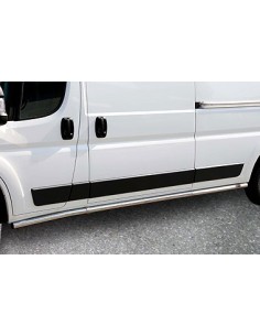 Tubi laterali di protezione acciaio inox 60mm Citroen Jumper dal 2014 LWB L