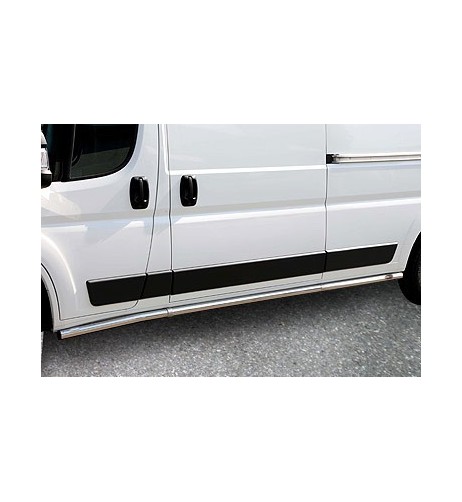 Tubi laterali di protezione acciaio inox 60mm Citroen Jumper dal 2014 LWB L