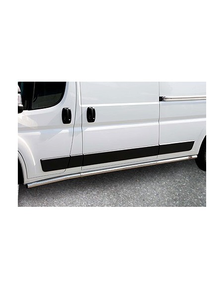 Tubi laterali di protezione acciaio inox 60mm Citroen Jumper dal 2014 LWB L