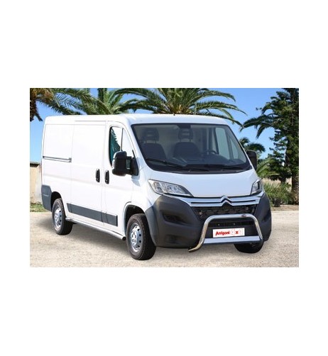 Tubi laterali di protezione acciaio inox 60mm Citroen Jumper dal 2014 LWB L