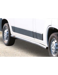 Tubi laterali di protezione acciaio inox 60mm Citroen Jumper dal 2014 MWB M
