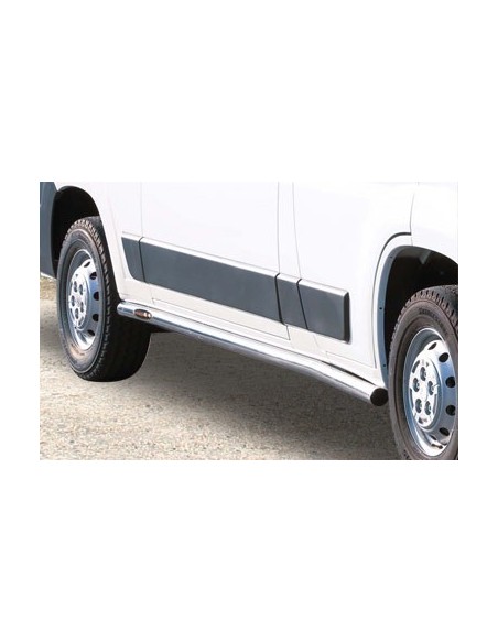 Tubi laterali di protezione acciaio inox 60mm Citroen Jumper dal 2014 MWB M