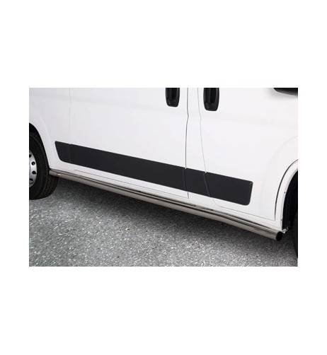 Tubi laterali di protezione acciaio inox 60mm Citroen Jumper dal 2014 SWB C