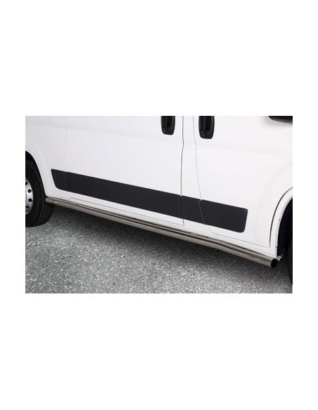 Tubi laterali di protezione acciaio inox 60mm Citroen Jumper dal 2014 SWB C