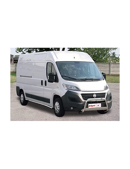 Tubi laterali di protezione acciaio inox 60mm Fiat Ducato dal 2006 MWB Medi