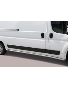 Tubi laterali di protezione acciaio inox 60mm Fiat Ducato dal 2014 LWB Lung