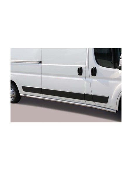 Tubi laterali di protezione acciaio inox 60mm Fiat Ducato dal 2014 LWB Lung