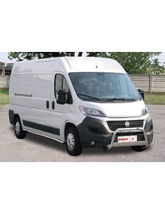 Tubi laterali di protezione acciaio inox 60mm Fiat Ducato dal 2014 LWB Lung 2