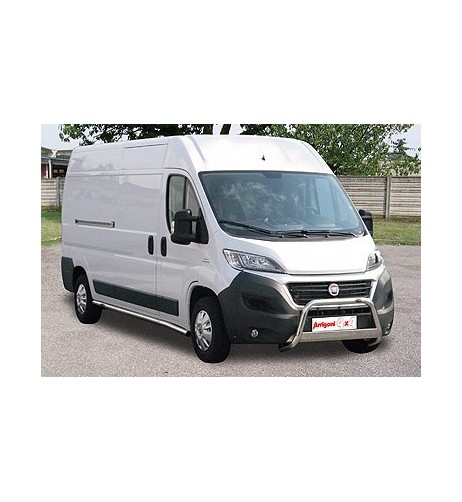 Tubi laterali di protezione acciaio inox 60mm Fiat Ducato dal 2014 LWB Lung